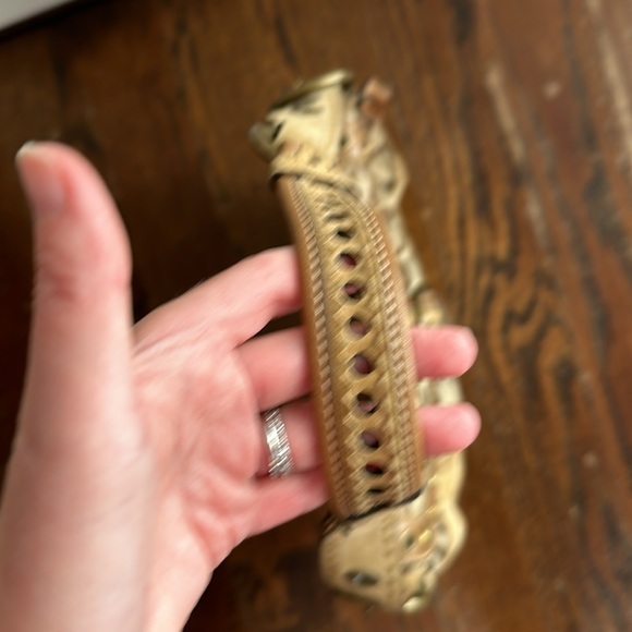 Coach Suede Studded Shoulder Bag - Picture 2 of 7